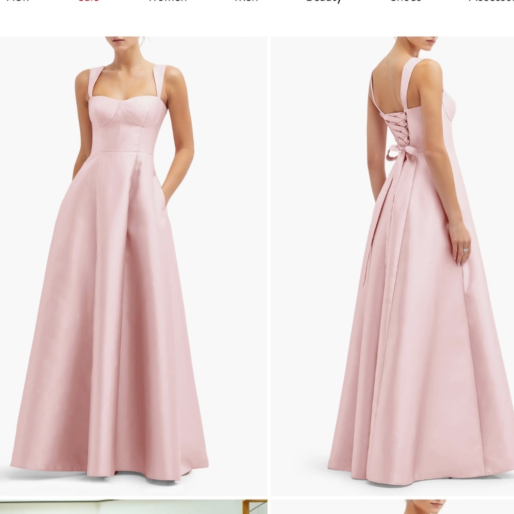 Alfred Sung: Sweetheart neck Strapless (NWT)